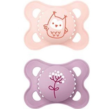 2 pezzi di Succhietti in Silicone 2-6mesi da Mam Baby Air