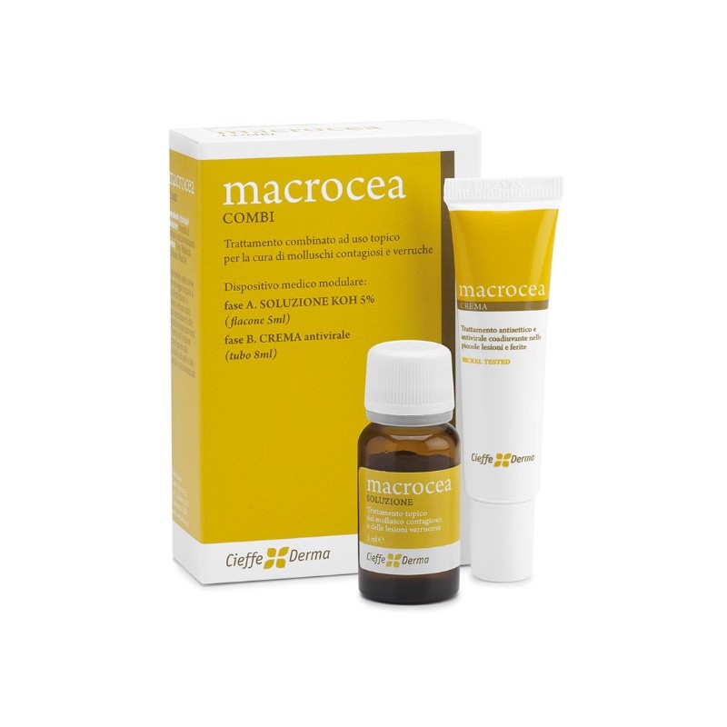 Cieffe Derma Macrocea Combi Soluzione 5 Ml + Crema 8 Ml