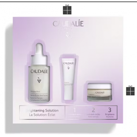 Caudalie Italia Vinoperfect Cofanetto 1,2,3 2023 1 Vinoperfect Siero 30 Ml + 1 Vinoperfect Crema Illuminante Giorno 15 Ml + 1 Vi