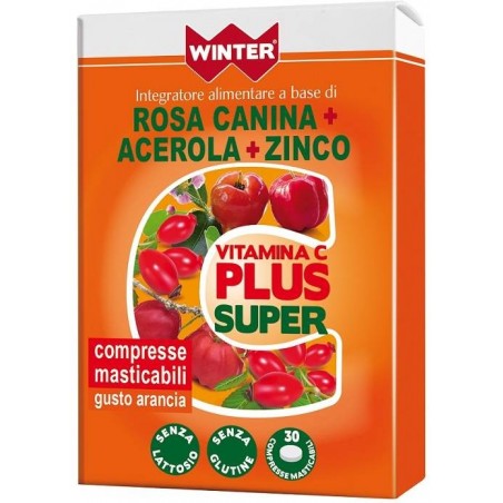 Gdp -general Dietet. Pharma Winter Vitamina C Plus Super + Zinco 30 Compresse Masticabili