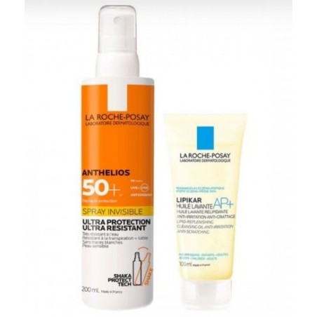 La Roche Posay-phas Anthelios Spray Shaka 50 200 Ml + Posthelios 100 Ml