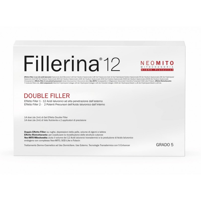 cofanetto con 2 flaconi fillerina 12 double filler labo