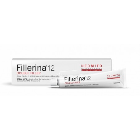 tubetto 50 ml crema notte fillerina 12 double filler neo mito base labo