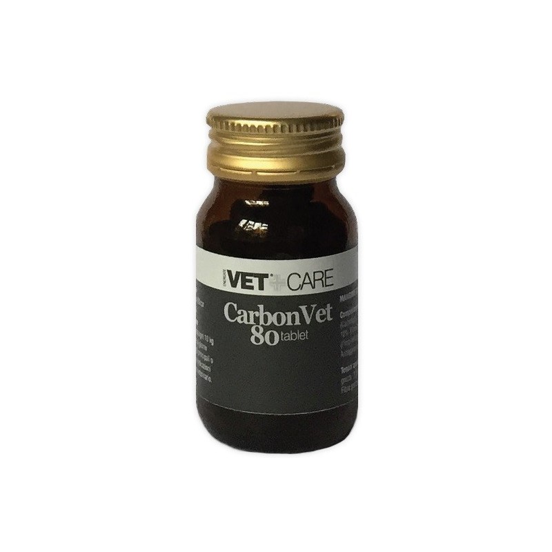 Eureka Vet Service Vetcare Carbonvet 80 Compresse 500 Mg