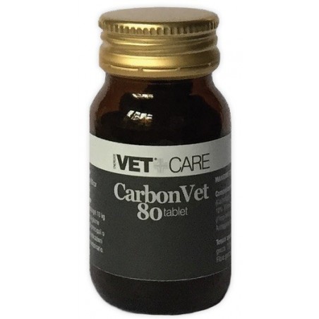 Eureka Vet Service Vetcare Carbonvet 80 Compresse 500 Mg