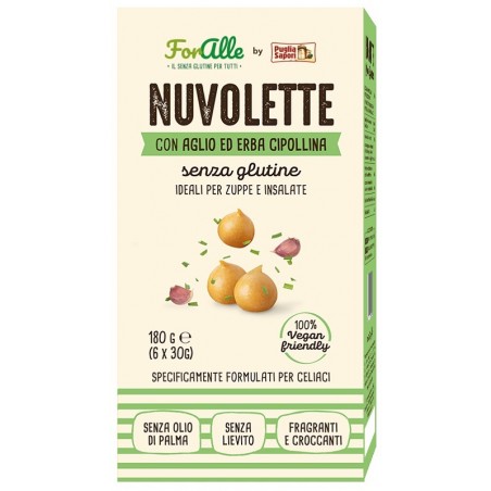 Re Food Foralle Nuvolette Aglio & Erba Cipollina 6 Bustine Da 30 G