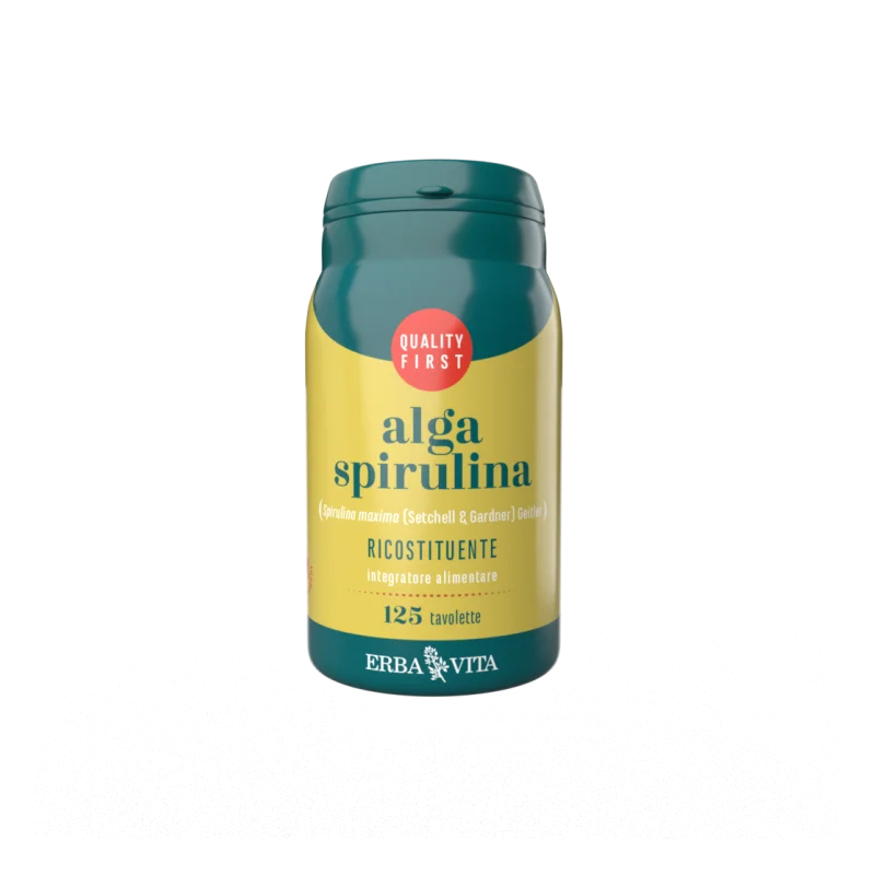 Erba Vita Alga Spirulina Integratore ricostituente 125 tavolette