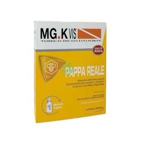 Pool Pharma Mgk Vis Tonico Ricostituente Pappa Reale 10 Flaconcini Da 10 Ml