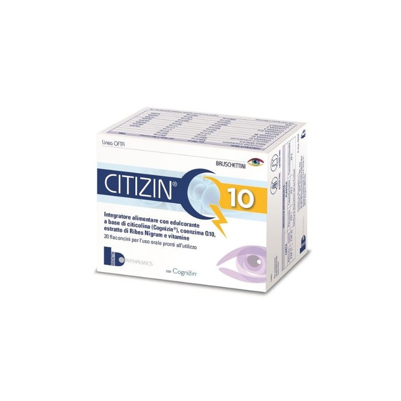 Bruschettini Citizin Q10 20 Flaconcini Da 10 Ml