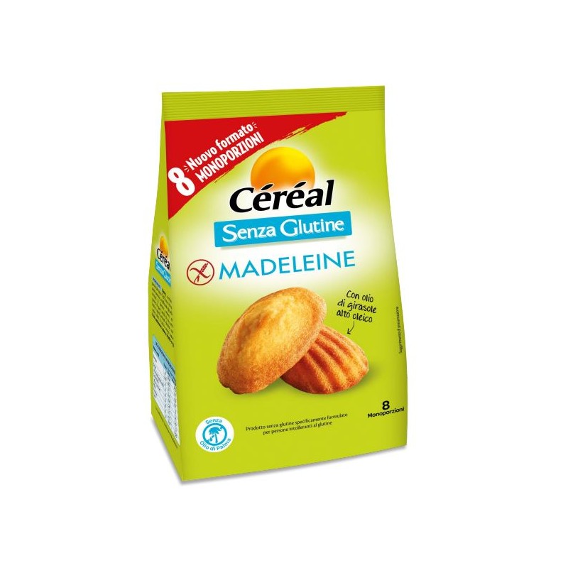 Nutrition & Santè Cereal Madeleine Senza Glutine 8 Pezzi Da 28,5 G