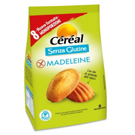 Nutrition & Santè Cereal Madeleine Senza Glutine 8 Pezzi Da 28,5 G