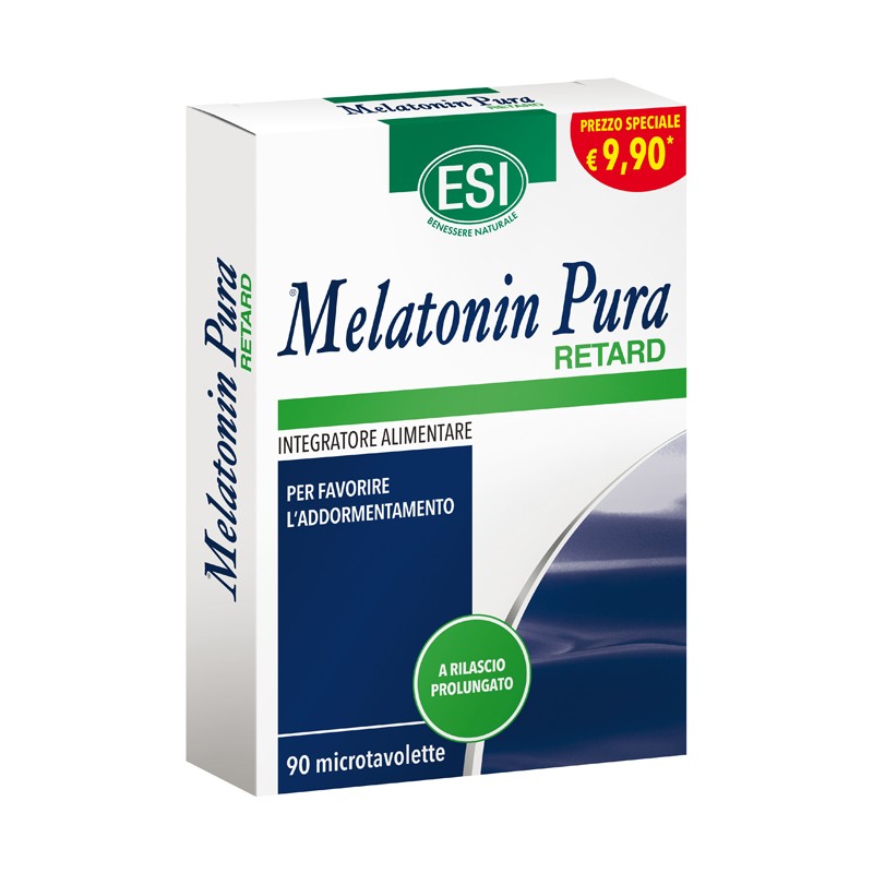 Esi Melatonin Pura Retard 90 Microtavolette Offerta