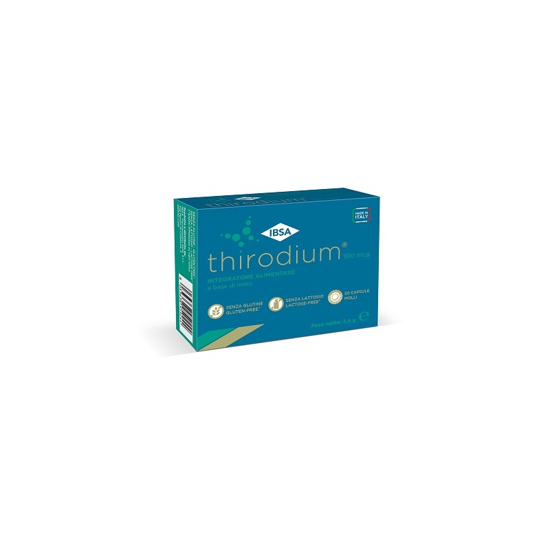 Ibsa Farmaceutici Thirodium 100mcg 30 Capsule Molli