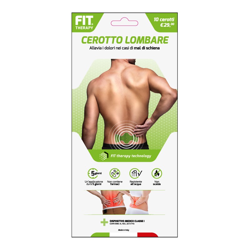 D. Fenstec Fit Therapy Cerotto Lombare 10 Pezzi