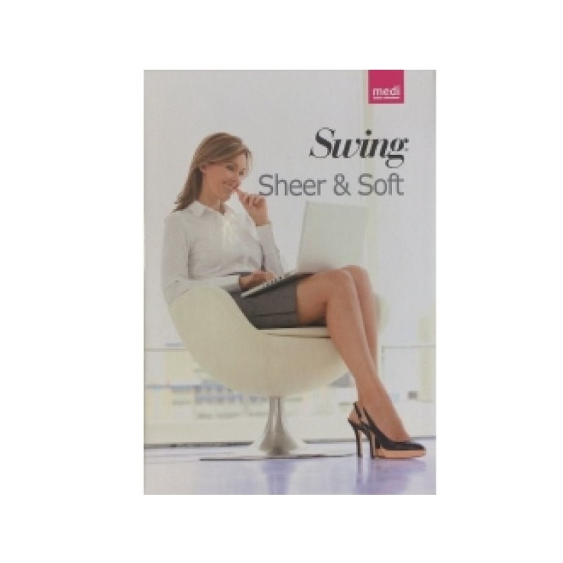 Medi Italia Calza Autoreggente Preventiva Sheer & Soft 1450sfa 18mmhg Nero 2