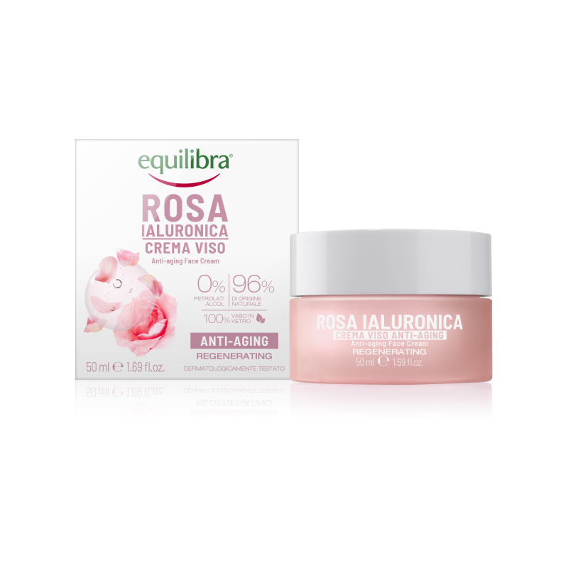 Equilibra Rosa Ialuronica Crema Viso Anti-aging 50 Ml