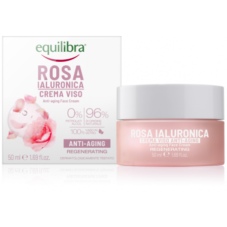 Equilibra Rosa Ialuronica Crema Viso Anti-aging 50 Ml