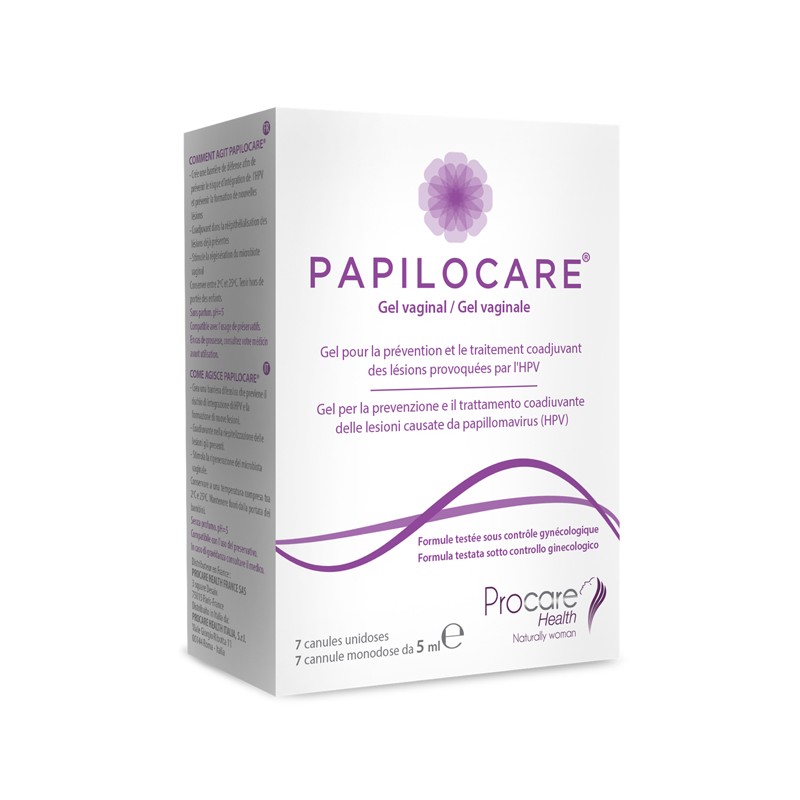 Procare Health Iberia Papilocare Gel Vaginale 7 Cannule Monodose X 5 Ml