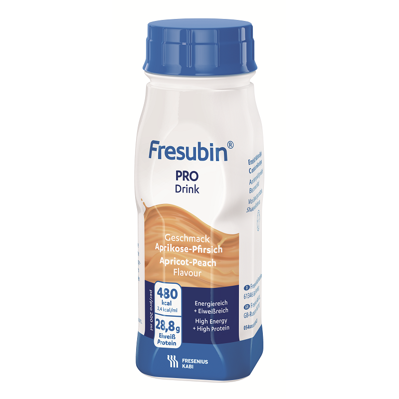 Fresenius Kabi Fresubin Pro Drink Albicocca-pesca 4 Flaconi X 200 Ml