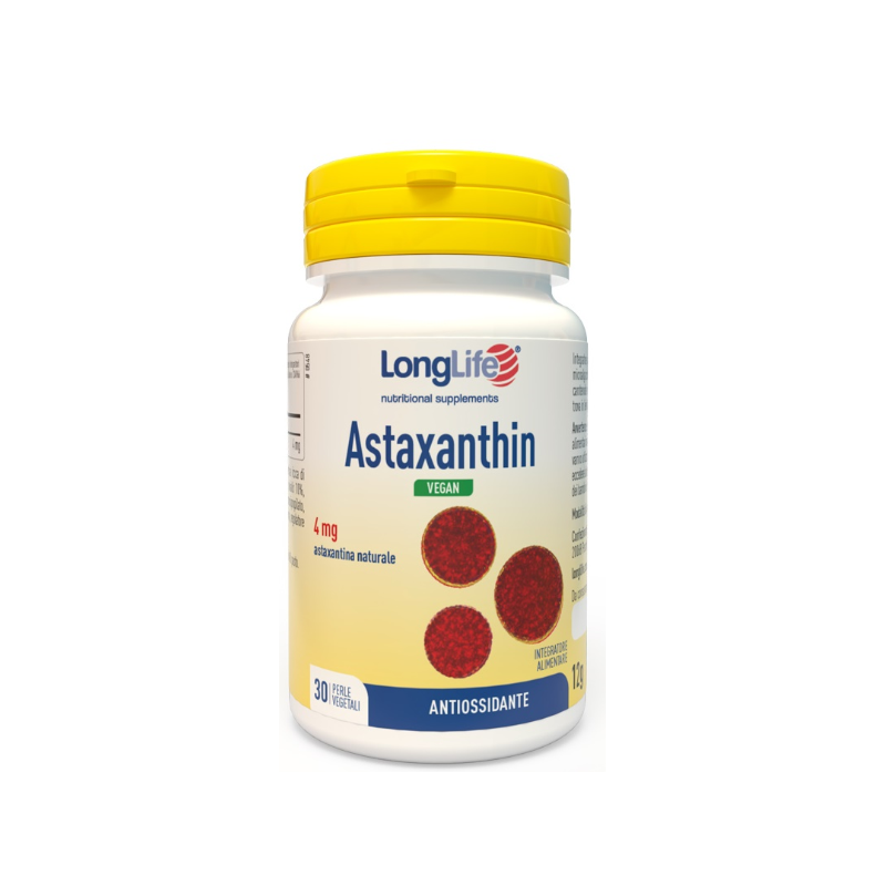 Longlife Astaxanthin Vegan 100 Compresse