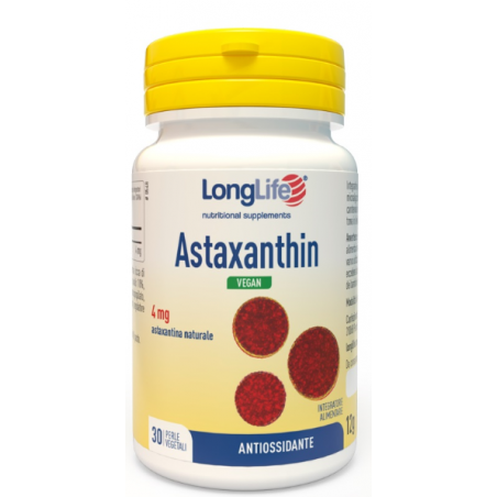 Longlife Astaxanthin Vegan 100 Compresse