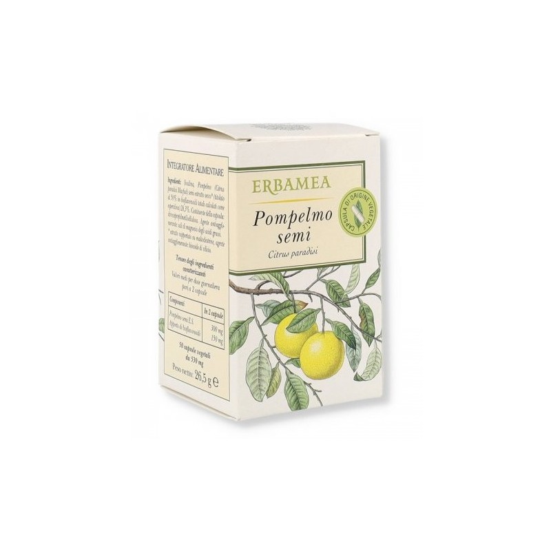 Erbamea Pompelmo Semi 50 Capsule Vegetali