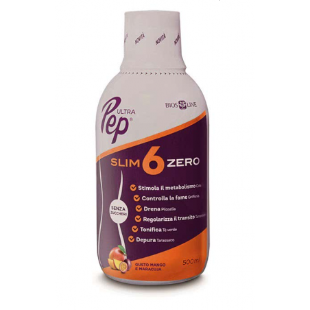 Bios Line Ultra Pep Slim 6 Zero Mango E Maracuja 500 Ml