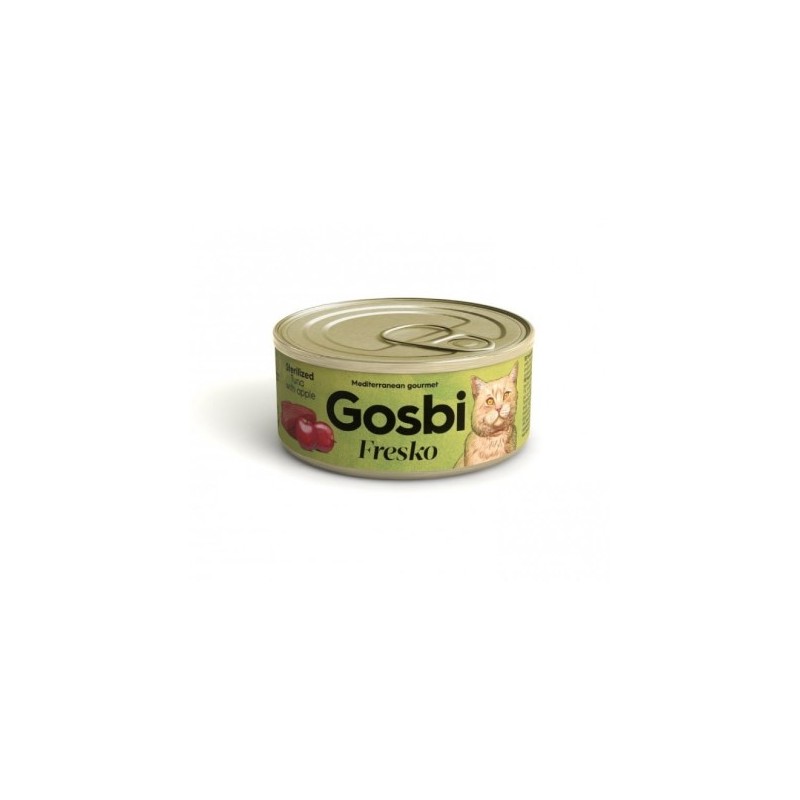 Gosbi Petfood Sa Gosbi Fresko Cat Sterilized Tuna With Apple