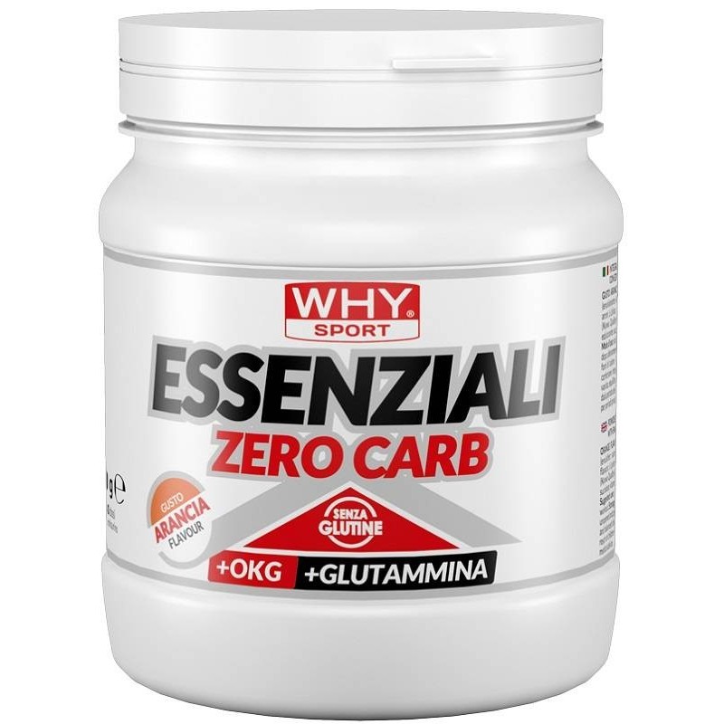 barattolo 240 gr whysport essential no carb gusto arancia