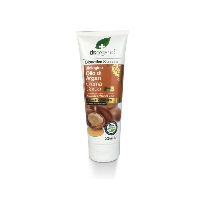 Optima Naturals Dr Organic Argan Skin Lotion Crema Corpo 200 G