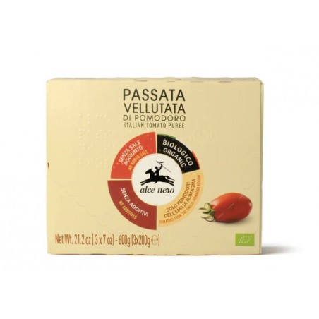 Biotobio Passata Vellutata Di Pomodoro Bio Alce Nero 3 X 200 G