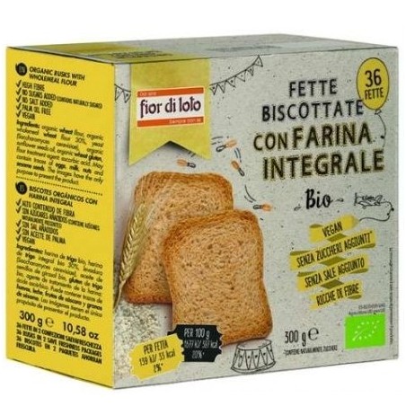 Biotobio Fette Biscottate Integrali Frumento