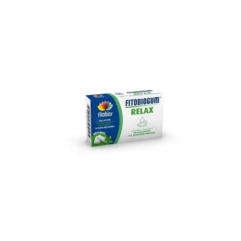 Fitobios Fitobiogum Relax 24 Chewing Gum