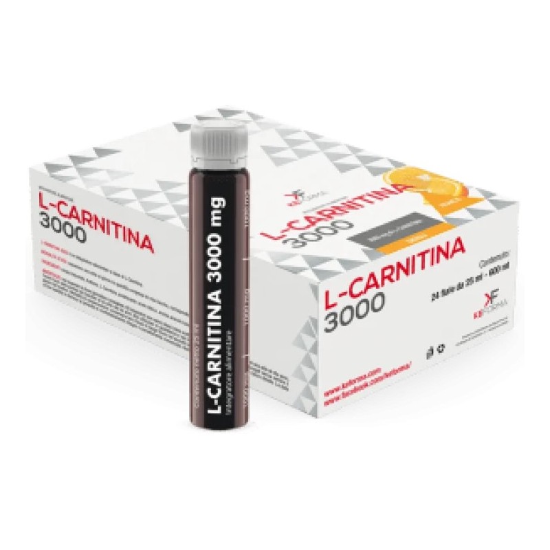 Aqua Viva L Carnitina 3000 Mg 24 Flaconcini 25 Ml Arancia