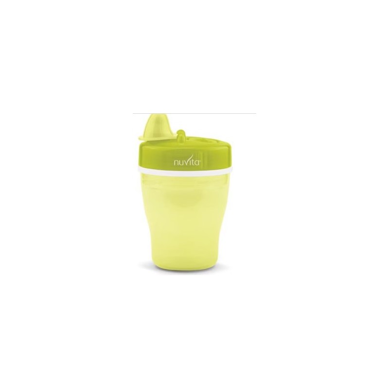 Anteprima Brands International Nuvita Tazza Doppio Isolamento Termico E Beccuccio Rigido Verde 12 M+ 200 Ml