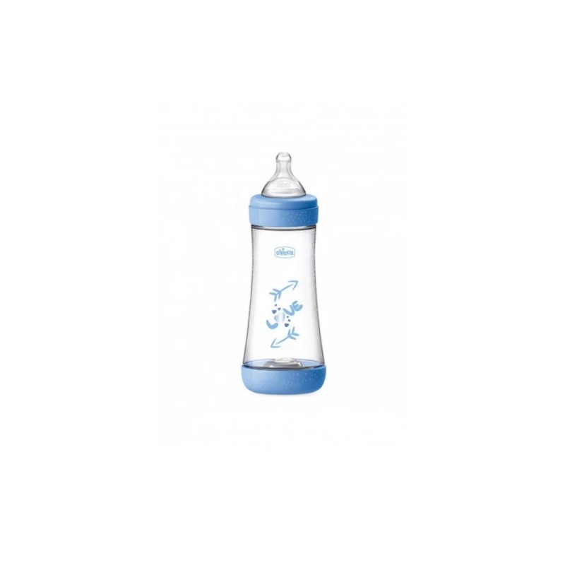 Chicco Biberon P5 300ml Fast Silicone Boy