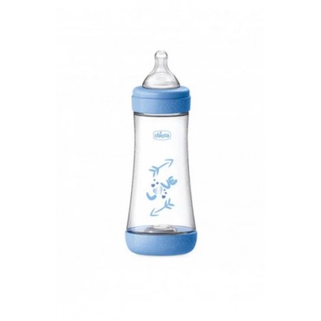 Chicco Biberon P5 300ml Fast Silicone Boy