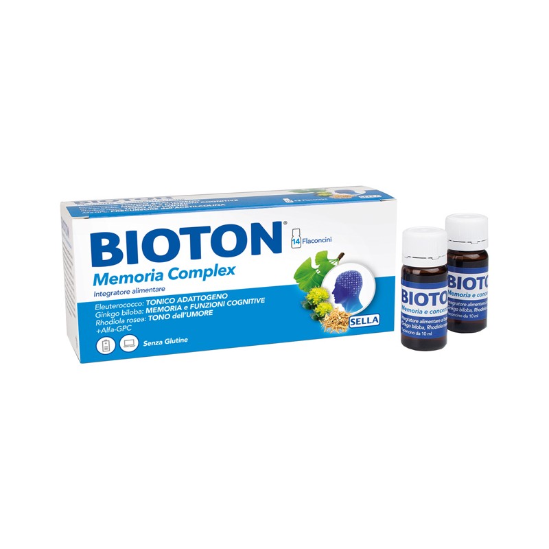 Sella Bioton Memoria Complex 14 Flaconcini Da 10 Ml