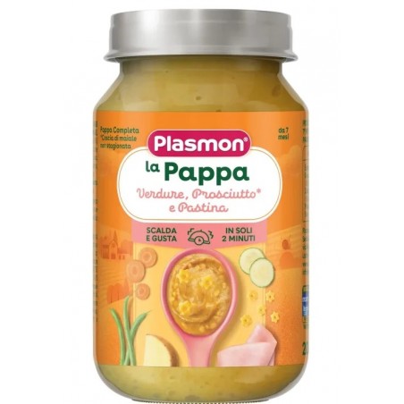 Plasmon La Pappa Verdure Prosciutto E Pastina 200 G