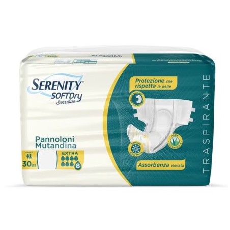 Serenity Pannolone Mutandina Sd Sensitive Extra Taglia L 30 Pezzi