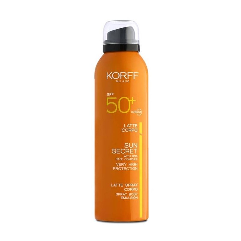 Korff Sun Secret Latte Spray Corpo Spf50+ 200 Ml