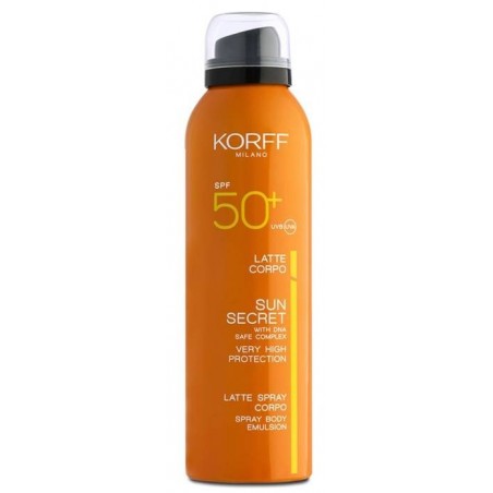 Korff Sun Secret Latte Spray Corpo Spf50+ 200 Ml