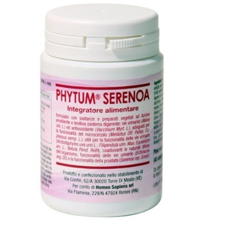 Homeo Sapiens Phytum Serenoa 40 Compresse