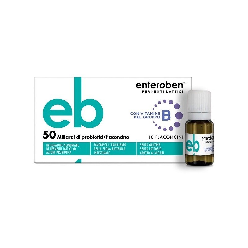 Bioartis Enteroben 50mld 10 Flaconcini Da 10 Ml