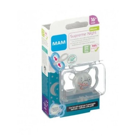 Bamed Baby Italia Mam Supreme Night 16+ Silicone 1x Neutro