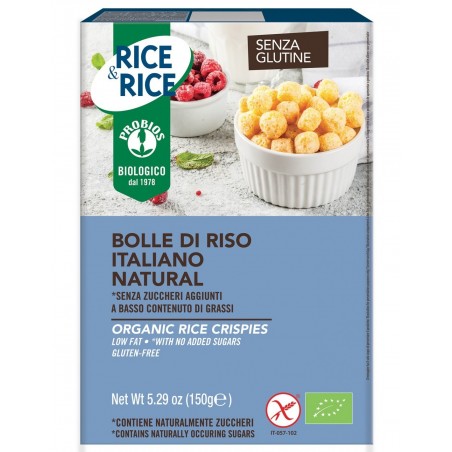 Probios Societa' Benefit Rice&rice Bolle Di Riso Al Naturale 150 G Senza Lievito