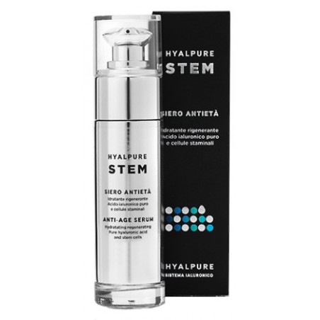 Synergypharma Hyalpure Stem Trattamento Viso All'acido Ialuronico E Cellule Staminali Vegetali 30 Ml