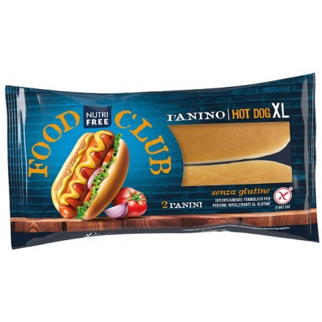 Nt Food Nutrifree Panino Hot Dog Xl 2 Pezzi Da 65 G