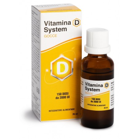 Fidia Healthcare Vitamina D System Gocce 150 Dosi Da 2000 Ui 26 Ml