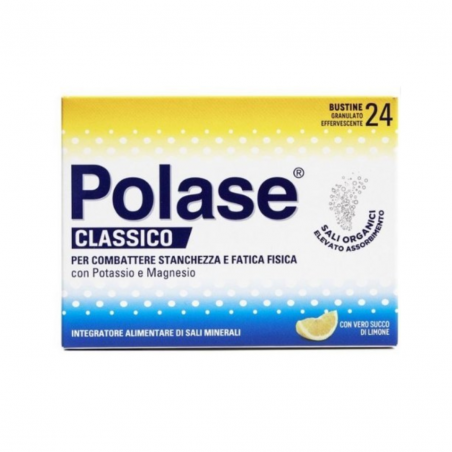 Polase Classico Magnesio e Potassio - 24 Bustine Gusto Limone